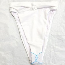 NEW ASOS DESIGN MIX  MATCH WHITE KNOT FRONT HIGH LEG BIKINI BOTTOM SIZE 4