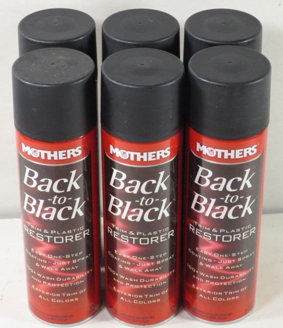 Mothers 06110 BacktoBlack Trim & Plastic Restorer 10oz. Case of Six