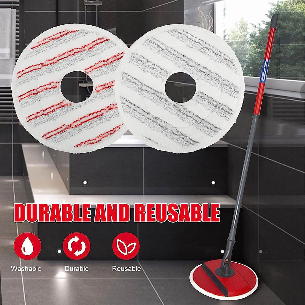 4X For Vileda Spin And Clean Mop Head Microfibre Refill Washable