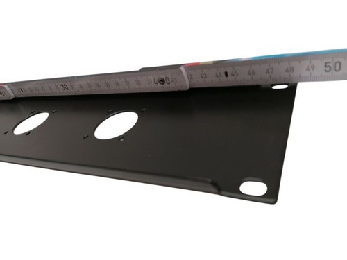 Cache rack 2U 19 pouces métal noir pour 4x Speakon femelle NEUF RK-2-L01 racks - Photo 8/10