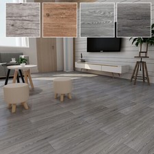 5m² Vinyl Floor Planks Wood Effect Flooring Tiles Self Adhesive Kitchen Bathroom