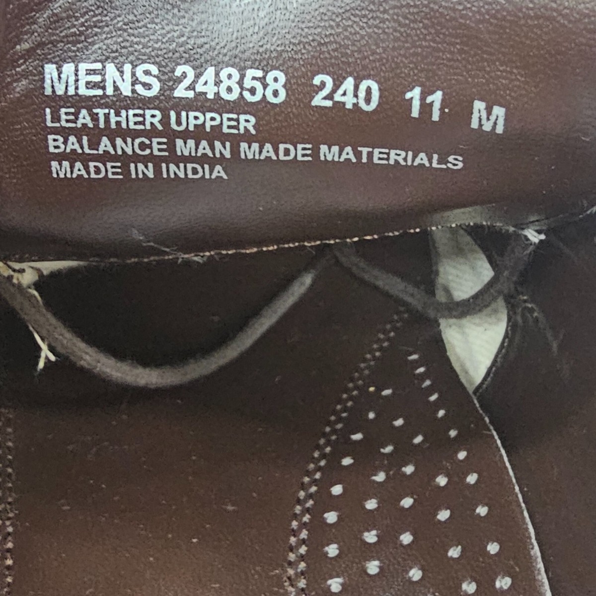 Stacy Adams Prescott Dress Shoes mens 11M Brown leather  cap toe oxford 24858 Stacy Adams Dickinson Shoes Mens 11M Cognac | Mercari main image 3