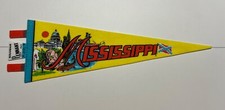 Vintage Mississippi mini pennant Made in USA