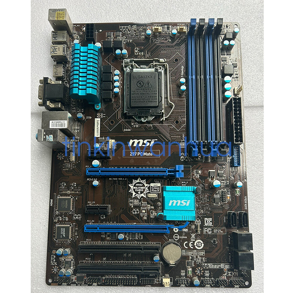 For MSI Z97 PC Mate Motherboard LGA1150 DDR3 VGA+ATX | eBay