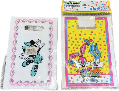 Vintage 1992 Minnie Mouse 6 Pack & Tiny Toon Adventures 8 Pack Party Bags - Picture 2 of 10