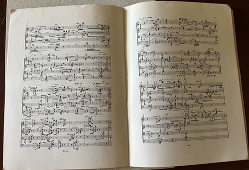 Donald Harris String Quartet Sheet Music 1965 Jobert Paris Book Vintage - Picture 6 of 6