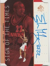 Ed Gray 1999 UD SP Authentic Sign of the Times autograph auto card EG
