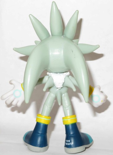 2022 4" SILVER THE HEDGEHOG SONIC JAKKS PACIFIC FIGURE TOY SEGA JOINTED RARE - Picture 4 of 8