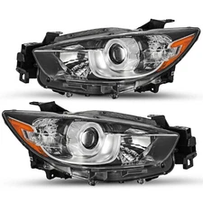 For 2013-2016 Mazda CX-5 CX5 Halogen Projector Headlights Headlamps Left+Right 