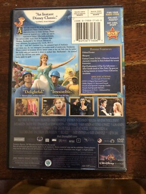 Disney's Enchanted (DVD, 2008, Widescreen) Amy Adams James Marsden