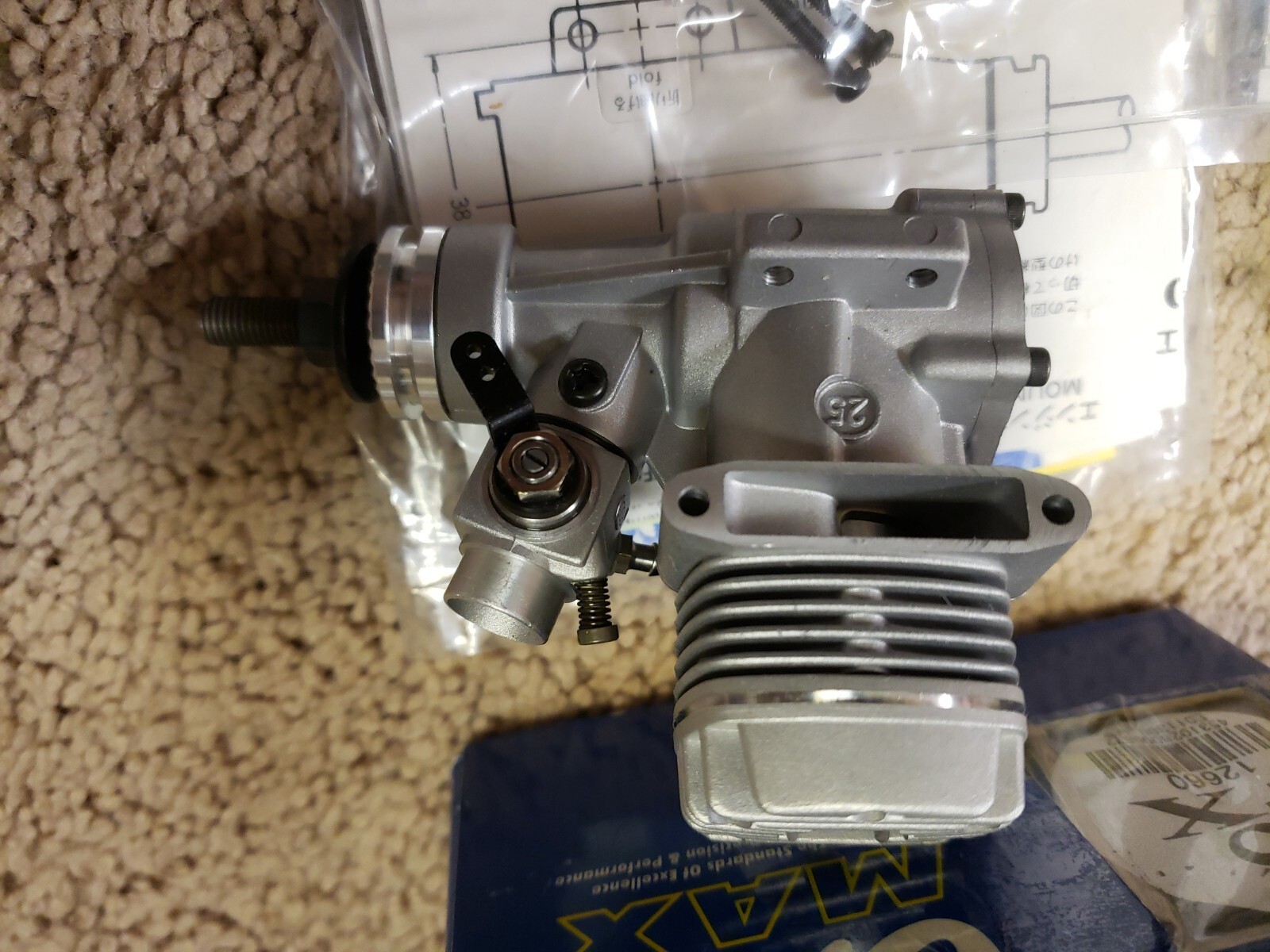 OS Engine - OS max 25 FX Glow motor - New!