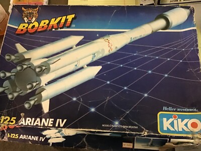 Heller Bobkit Ariane IV with launch platform open box 1/125 scale