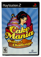 Cake Mania Baker's Challenge Sony PlayStation 2008 PS2 CIB Tested Good Condition