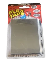 Flex Tape 3 in. W x 4 in. L Black Waterproof Repair Tape TFSBLKMINI-8