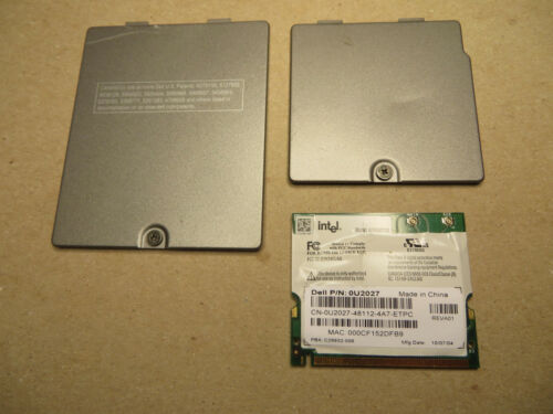Dell Latitude Model D600 D700 Series MiniPCI Intel PRO WiFi Card Covers & Parts