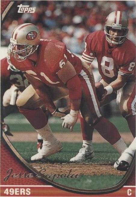 1994 Topps Jesse Sapolu #3 - 1 of 2