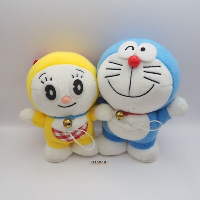 D1404B Doraemon Dorami  NTT Fujio Fujiko Plush 6'' 6.5'' Stuffed Toy Doll Japan