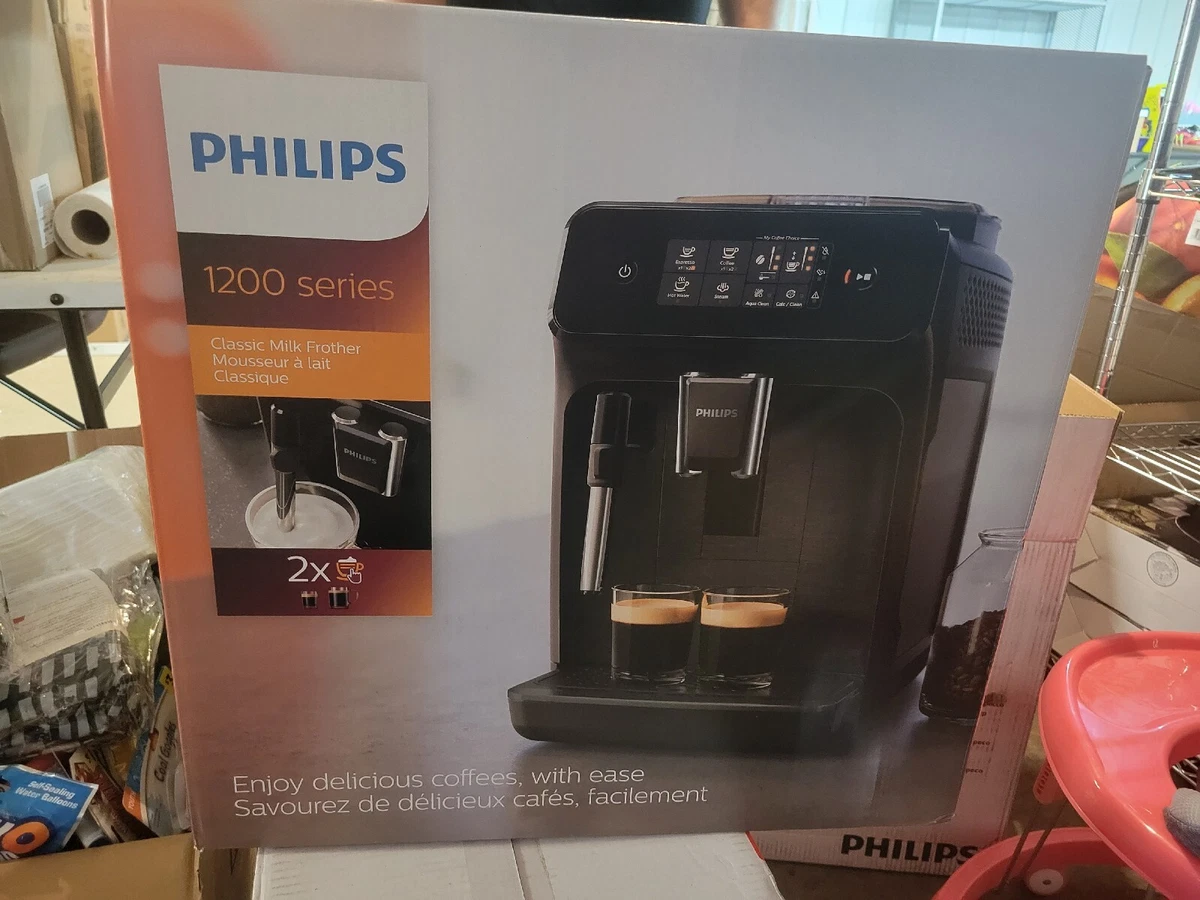 New Philips 1200 Series Fully Automatic Espresso Machine w/ Milk