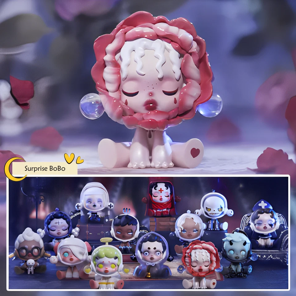 Figura Caja Ciega Confirmada Estilo Oscuro Serie Castillo Antiguo Skullpanda Original Foto 2 de 4