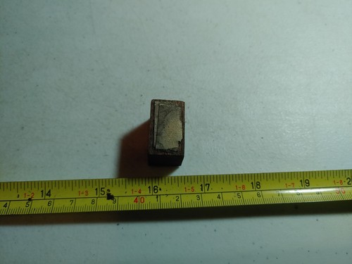 Vintage Letterpress Printing Block Man Arms Up Getting Held at Gun Point Robber - Bild 3 von 3