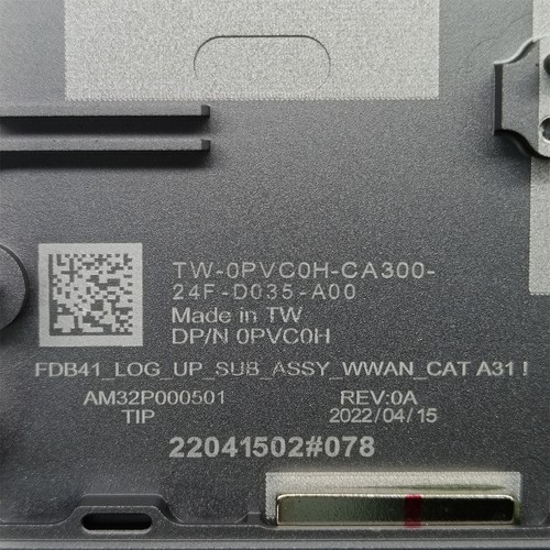 New 0PVC0H PVC0H For Dell Latitude 9420 2 in 1 Palmrest Upper Lid Keyboard Cover - Afbeelding 7 van 7