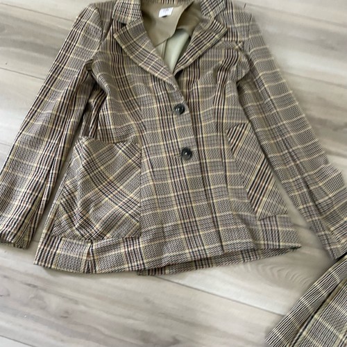 Cabi Womens Houndstooth Plaid Blazer Jacket and Skirt Medium - Picture 10 of 11