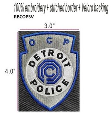 ROBOCOP  OCP DETROIT POLICE VEL-KRO PATCH - RBCOP5V