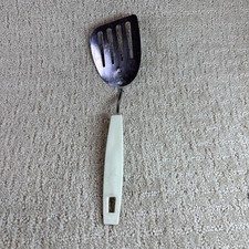 Vintage Ekco Short Slotted Small Angled Chrom...