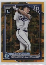 2024 Bowman Chrome Draft Sapphire Edition Gold 24/50 Nathan Flewelling 02r2