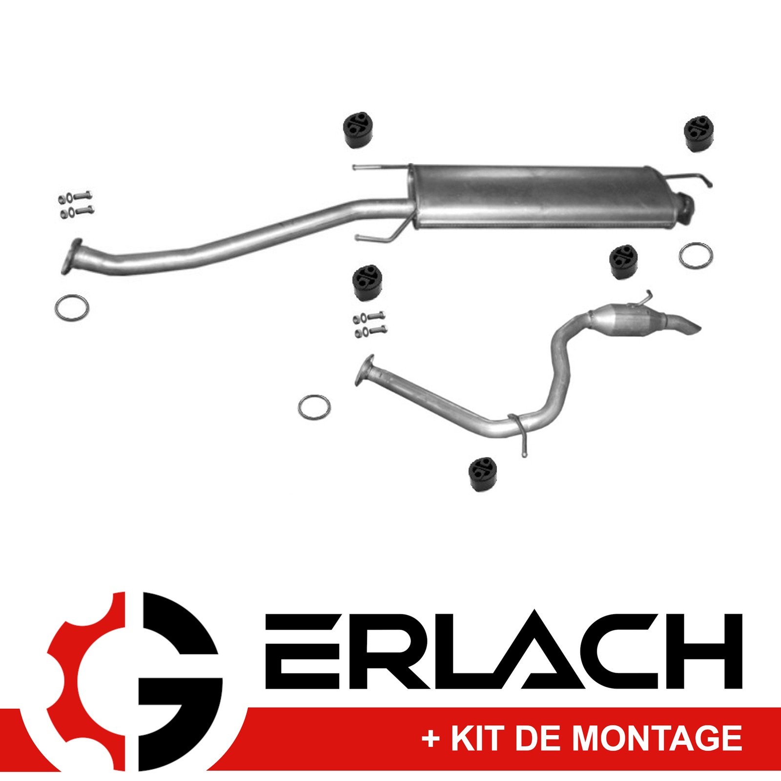 Silencieux échappement Toyota RAV 4 2.5 Hybrid 6590 pot échappement SUV arrière