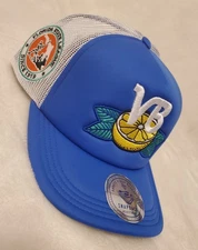 Vero Beach Dodgers MiLB Ebbets Field Flannels Vintage Foam Trucker Snapback 