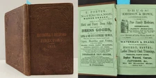 1859 antique HAVERHILL BRADFORD ma CITY DIRECTORY history genealogy ADS occupatn