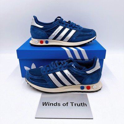adidas La Trainer Og Dark Blue Silver Metallic JR7171 Men's Size US 4 - 14 New