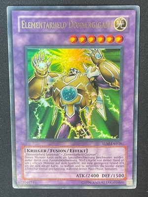 Elementar-HELD Donnergigant TLM-DE036 Ultra Rare Deutsch EX YUGIOH