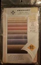 Zweigart Lugana 25 count 403 Ash Rose 18x21 cross stitch embroidery