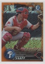2016 Bowman Chrome Prospects Orange Shimmer Refractor 14/25 Andrew Knapp 8t7