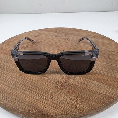 Nike Crescent Fall Sunglasses Mens 54-20-145 Black Gray Tinted Square Nike Max