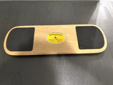 Vintage 1960s BONGO BOARD Original Wooden Balance Trainer Adult 33in USA CLEAN 