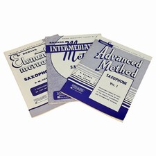 Lotto Libretti Istruzioni Sassofoni Rubank - Elementari Intermedi Avanzati Vol 1