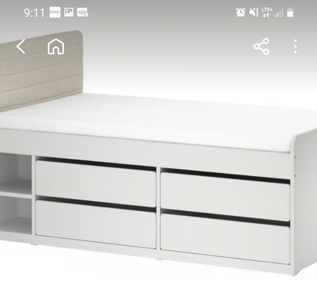 With 4 Drawers White 103.629.82