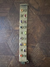 Pierre Lorion Sylvia Karels Armband Goldfarben Bunte Steine Vintage
