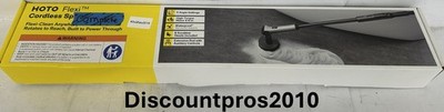 HOTO Flexi Cordless Spin Scrubber | 8 Brush Heads & Adjustable Extension