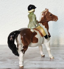 Beswick Young Girl On Skewbald Gloss Pony Arthur Gredington 1957-1965 No. 1499