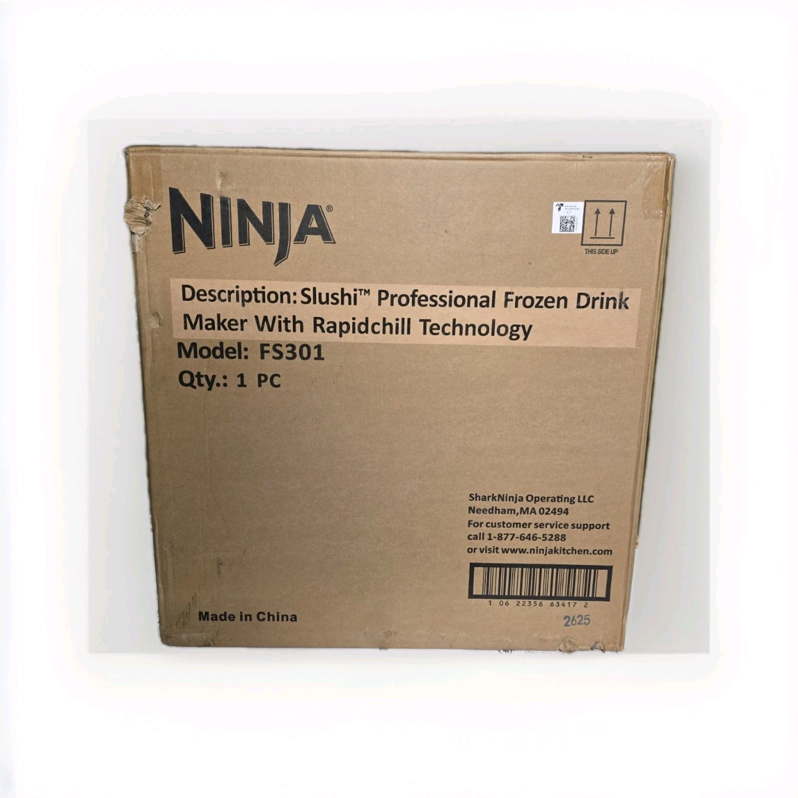 Ninja FS301 SLUSHi Machine &ndash; 88 oz Frozen Drink Maker with RapidChill, Black