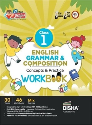 Perfect Genius Class 1 English Grammar & Composition Concepts & Practice Workboo