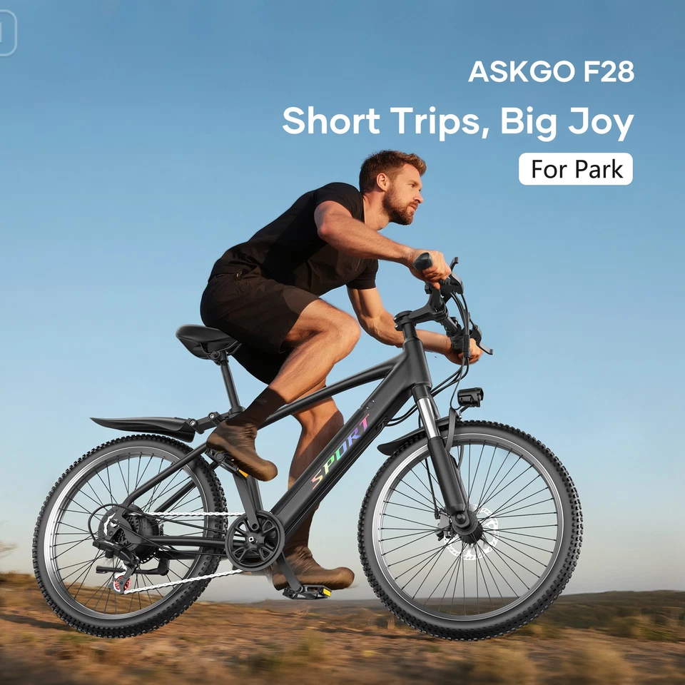 26" Electric Bike 1500W Peak 65 Mlies 25mph E Bikes Commuter 48V eMTB City Bike - Image 2 of 4