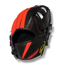 Asics Softer-Rubber-Ball Gloves Black Sunrise Red 2020 Unused