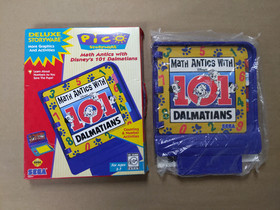 Math Antics with Disney's 101 Dalmatians Sega Pico Complete in Box