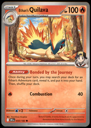Ethan's Quilava 033/182 Common Destined Rivals