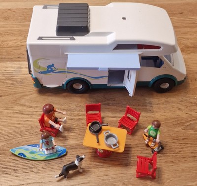 Playmobil 4859 Camper Van Motorhome Camping Family Figures